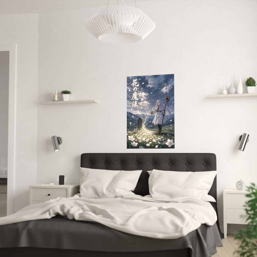 Frieren Fr35 Flower Spell Anime Poster