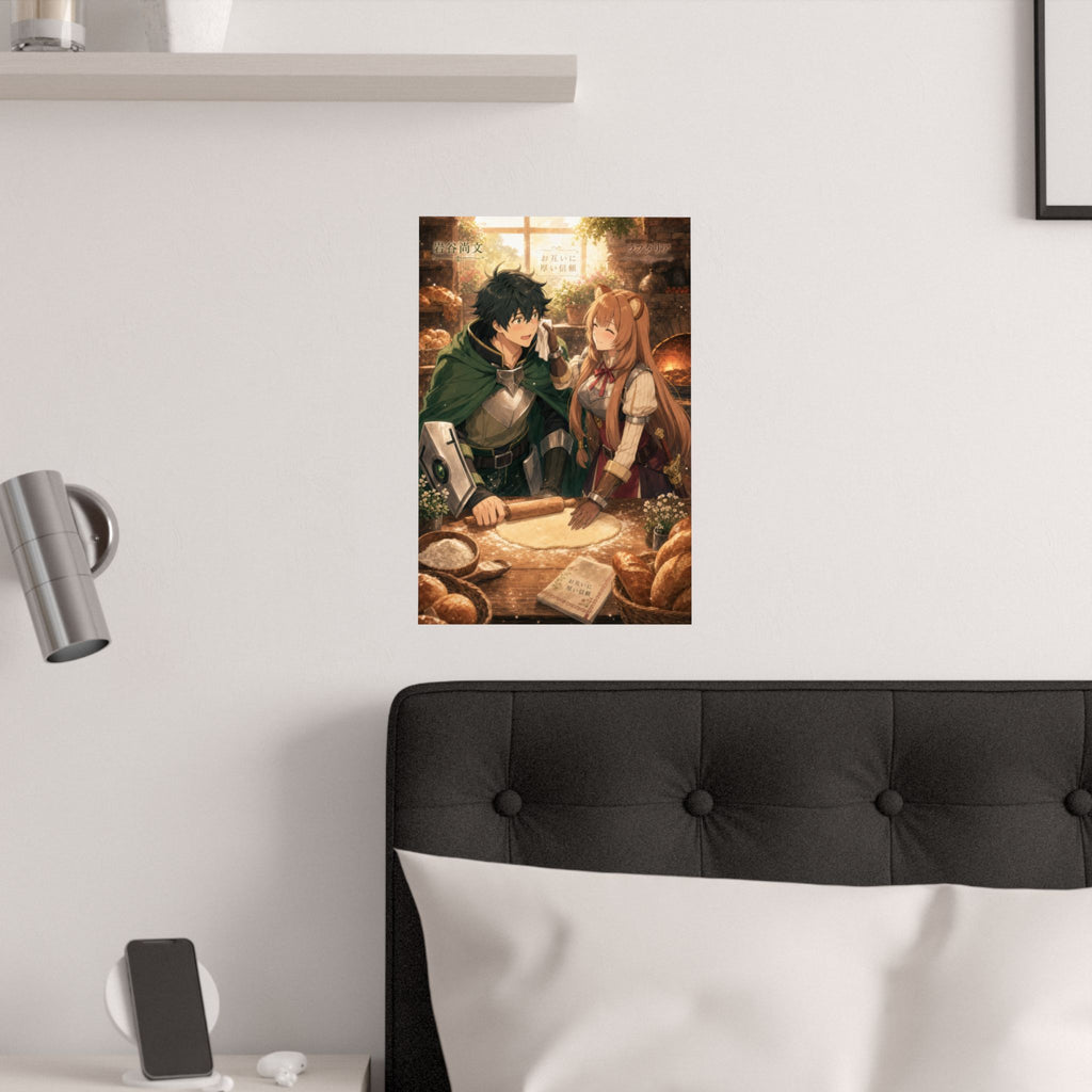 The Rising of the Shield Hero Romance Plus Village Bakery Morning Anime Poster