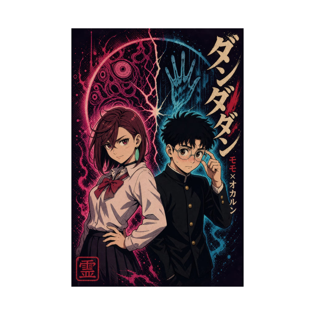 Dandadan Ddd01 Momo Okarun Dark Pop Anime Poster