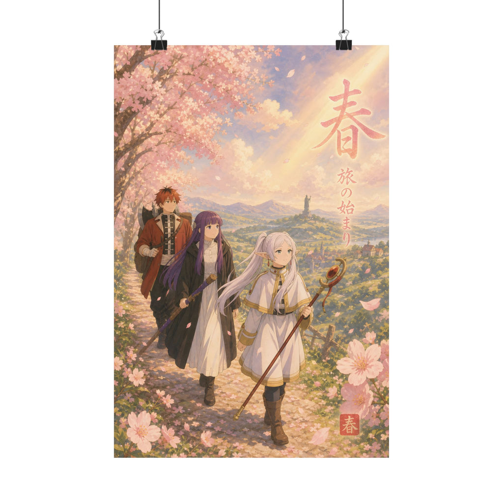 Frieren Fs01 Spring Anime Poster