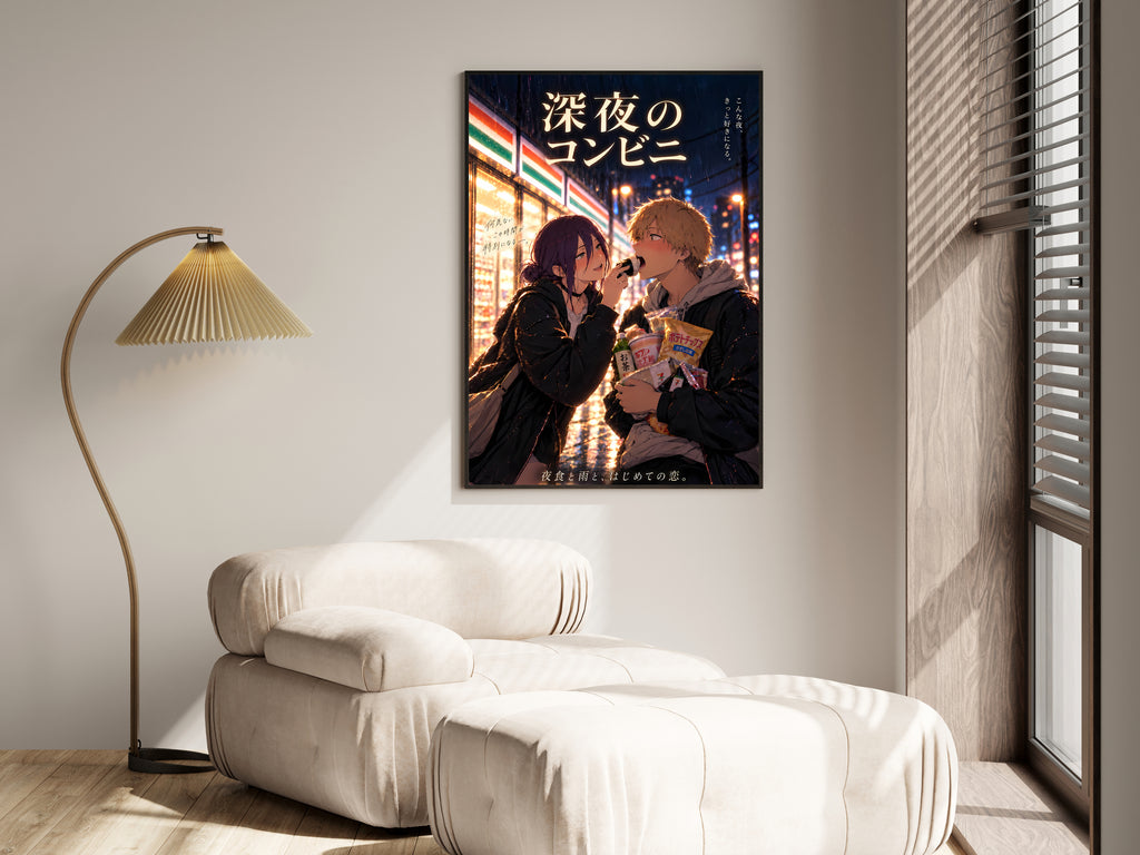 Framed room mockup; frame not included