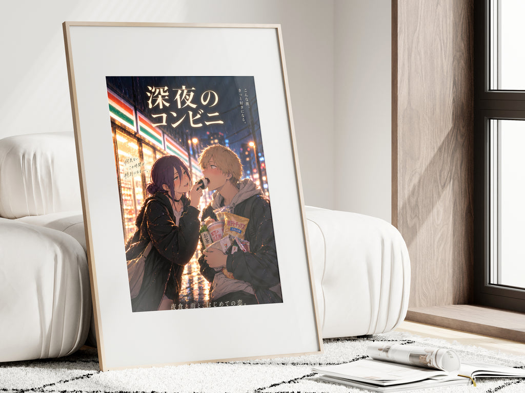 Framed room mockup; frame not included