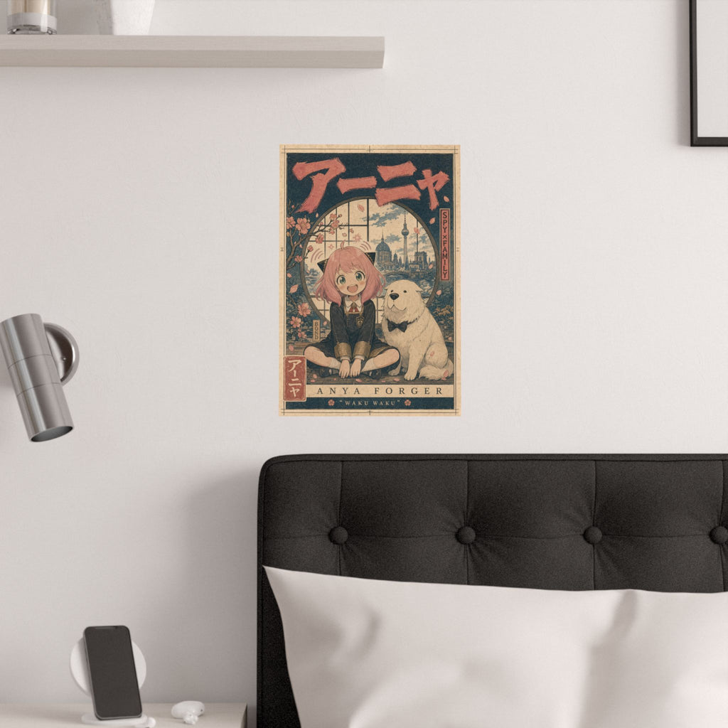 Spy x Family Anya Bond Window Seat Anime Poster