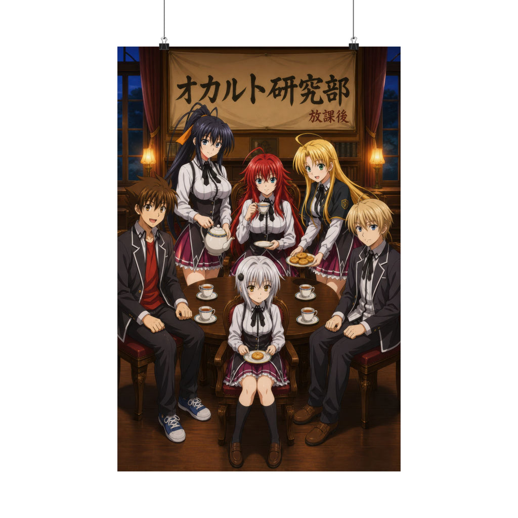 High School DxD P11 Occult Club Tea Anime Poster