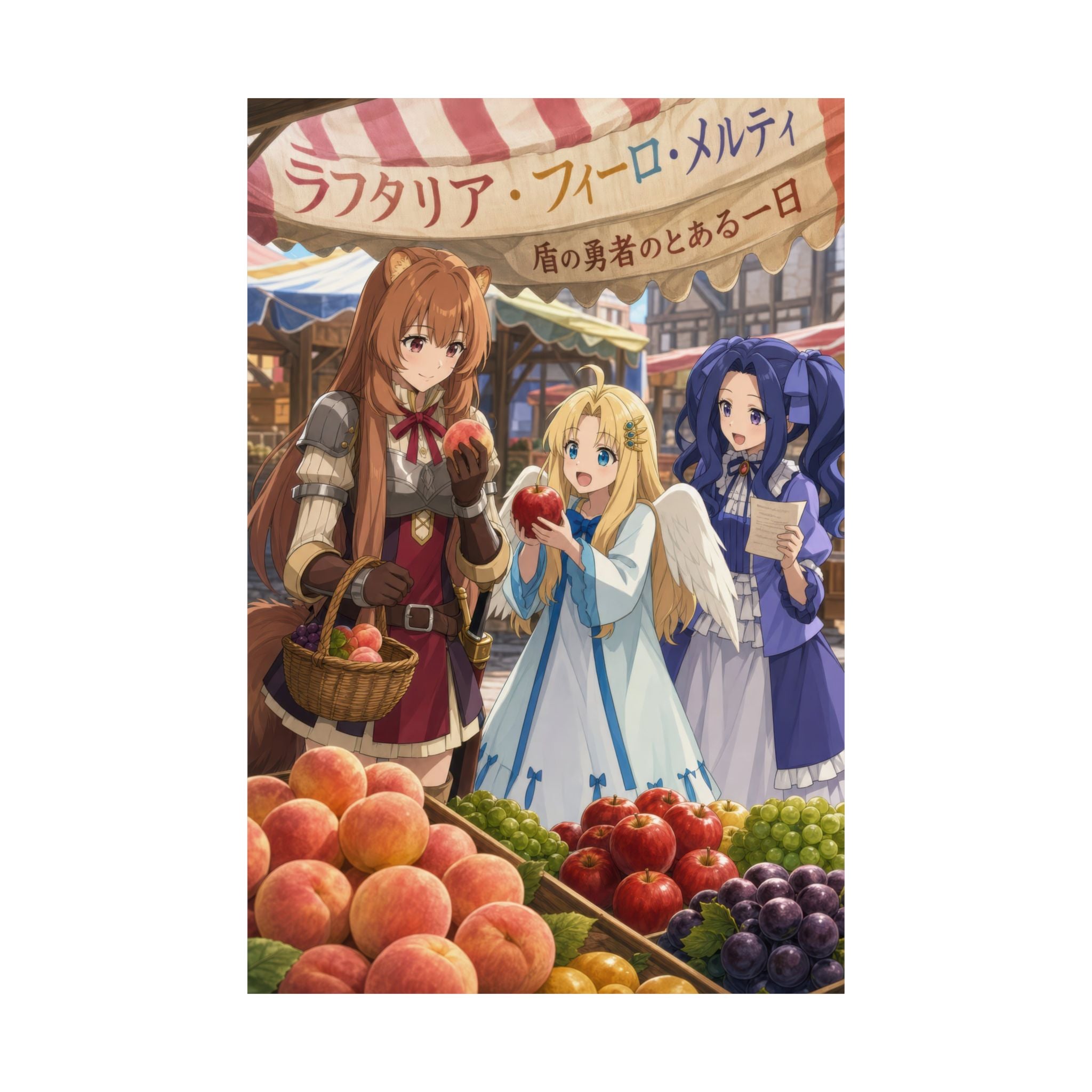 The Rising of the Shield Hero Girls Market Day Lifestyle Ensemble Anime Poster