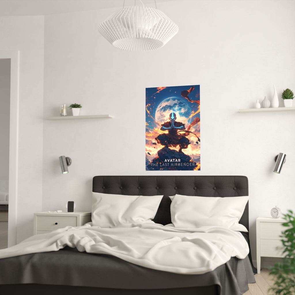 Avatar The Last Airbender Avatar Aang Anime Poster