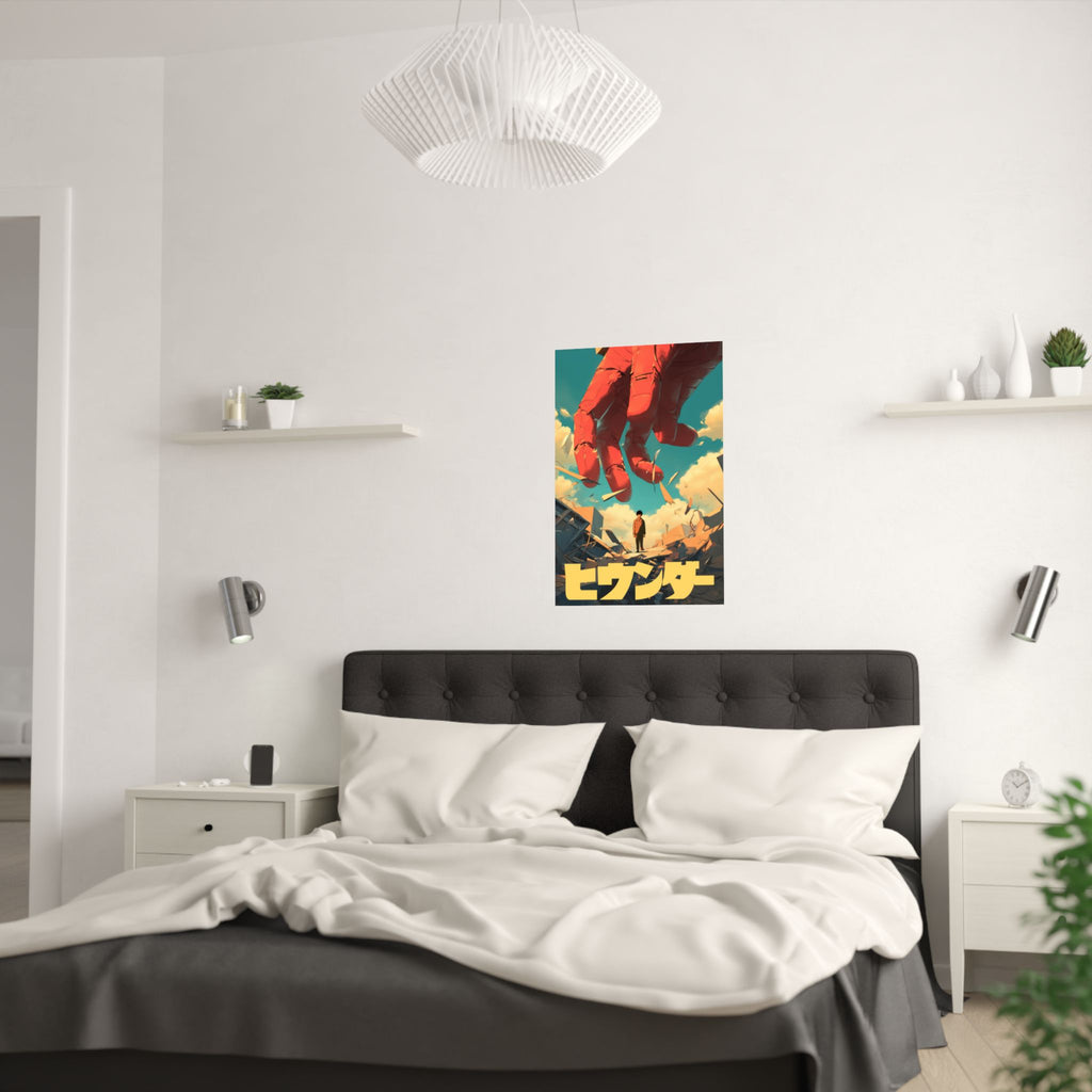 Mercy Jihi - Robot Hand Boy Anime Poster