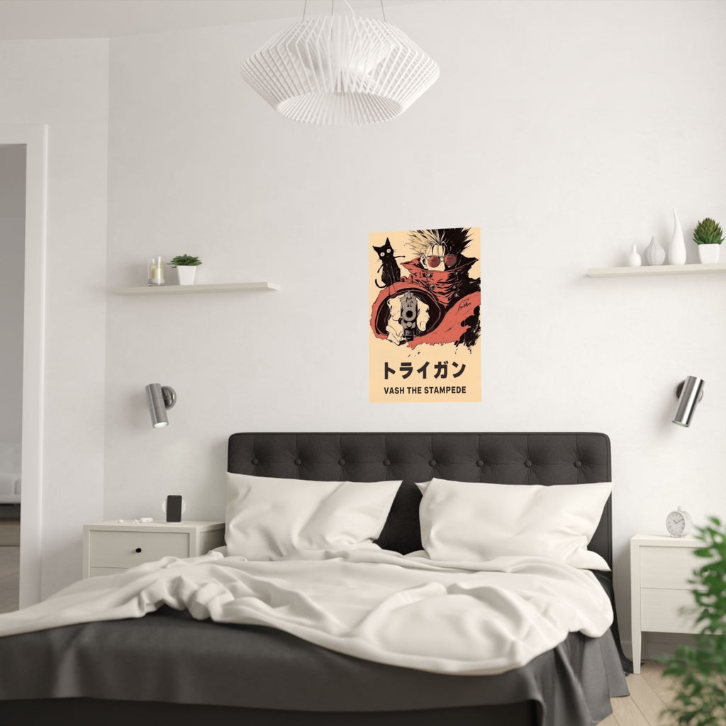 Trigun Vash Anime Poster