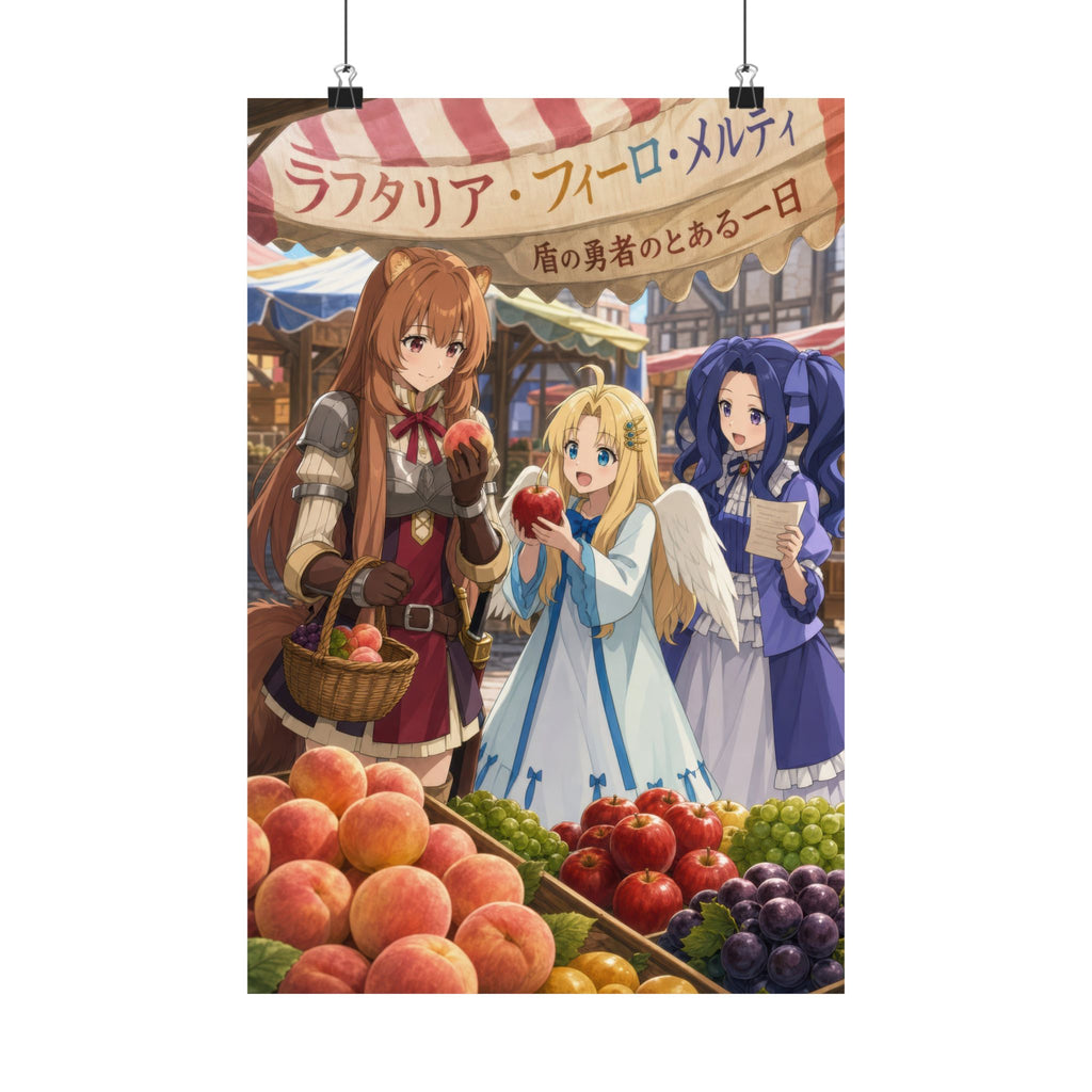 The Rising of the Shield Hero Girls Market Day Lifestyle Ensemble Anime Poster