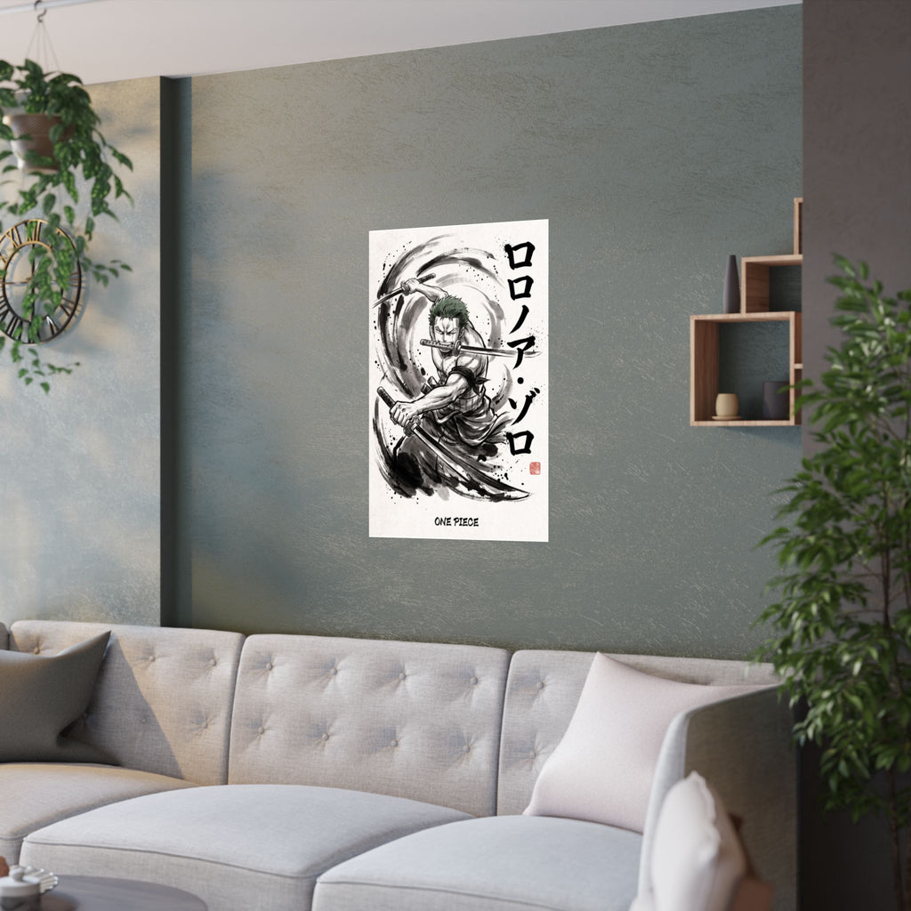 One Piece Zoro V1 Anime Poster