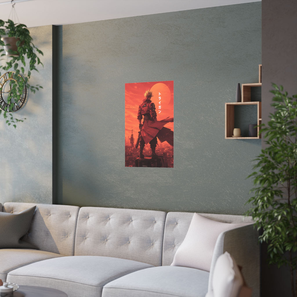 Trigun Vash Anime Poster