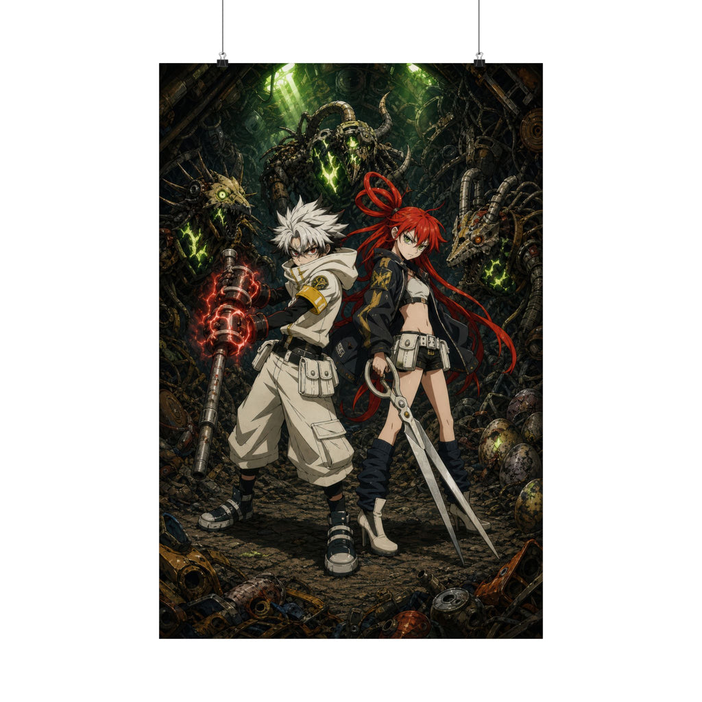 Gachiakuta Gk17 Rudo Riyo Battle Beast Nest Anime Key Visual Anime Poster