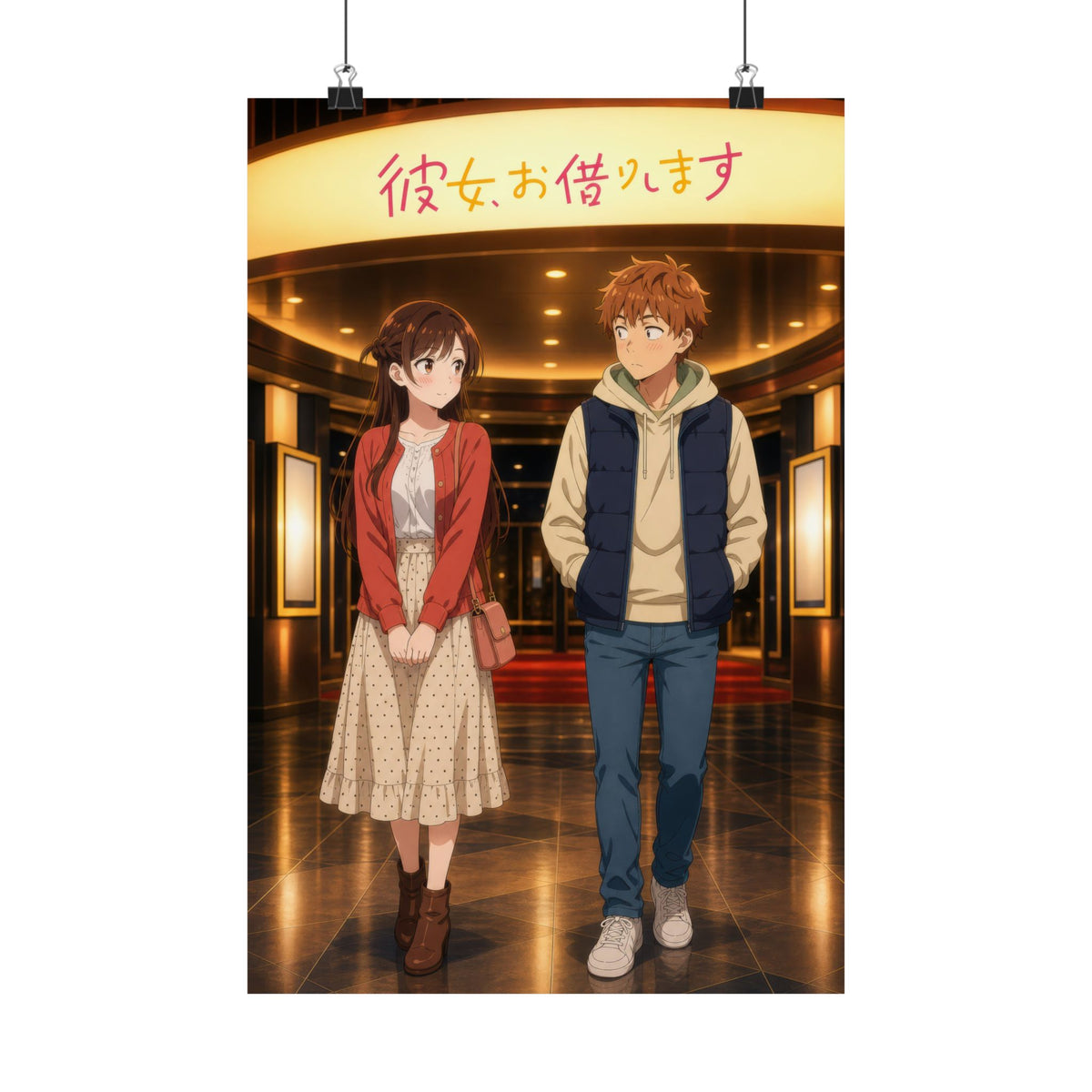 Rent a Girlfriend G4 Movie Date Anime Poster