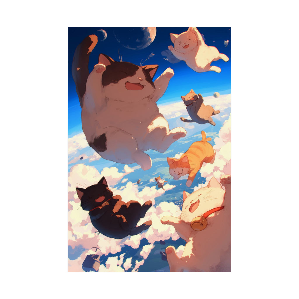 Original Fall 8 Times, Get up 9 Anime Poster
