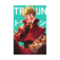 Vash The Stampede Trigun Donut Poster Anime Poster