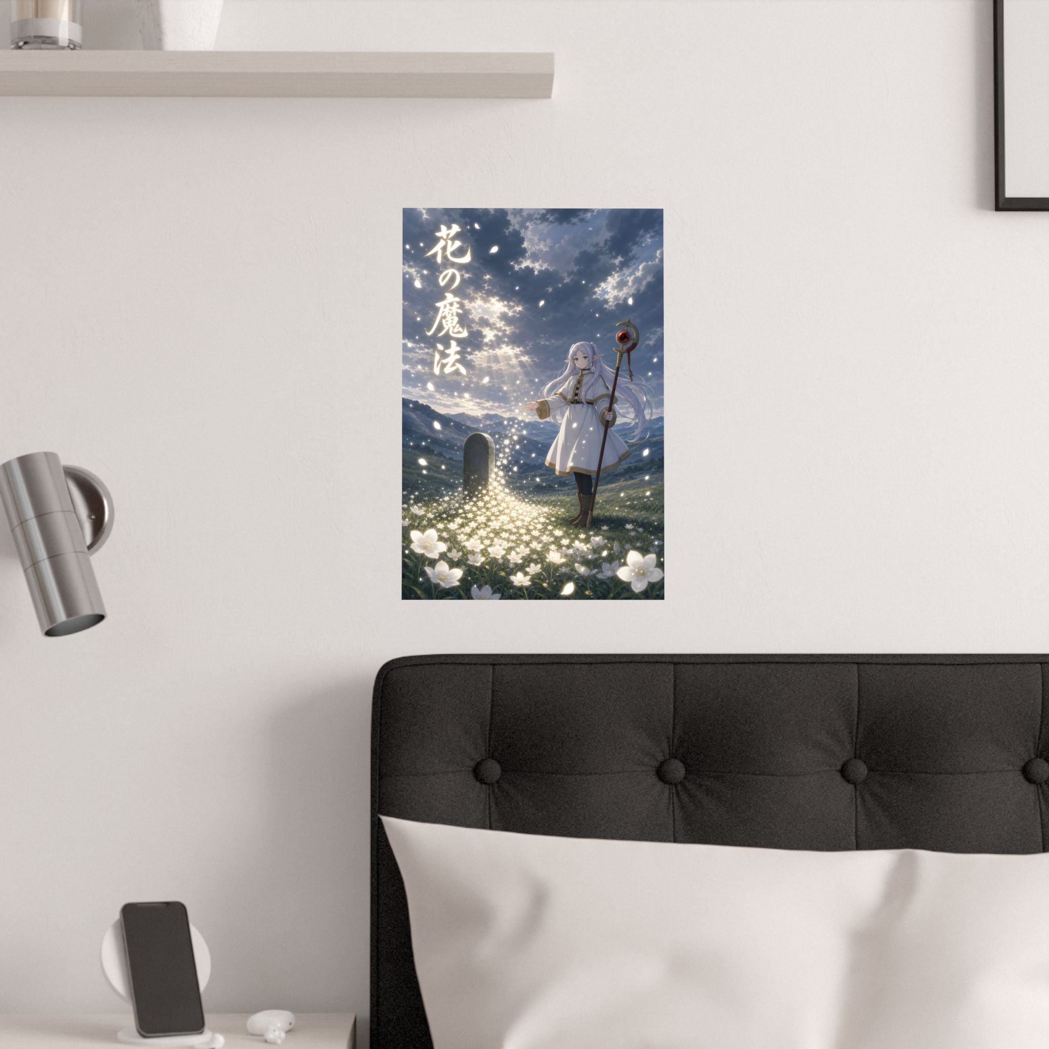 Frieren Fr35 Flower Spell Anime Poster