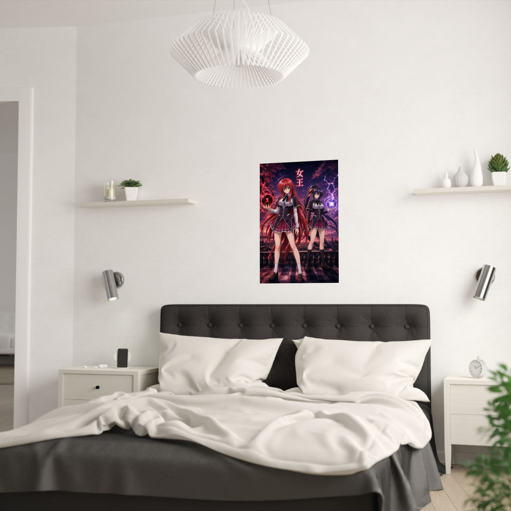 High School DxD P09 Rias Akeno Command Anime Poster
