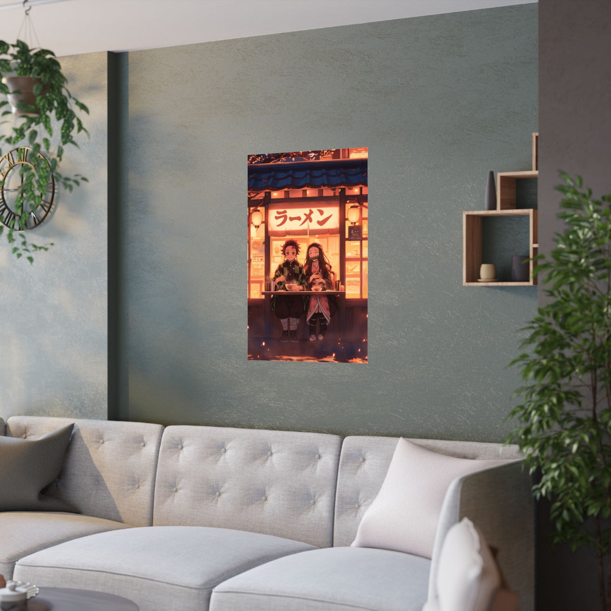 Demon Slayer Tanjiro and Nezuko Anime Poster