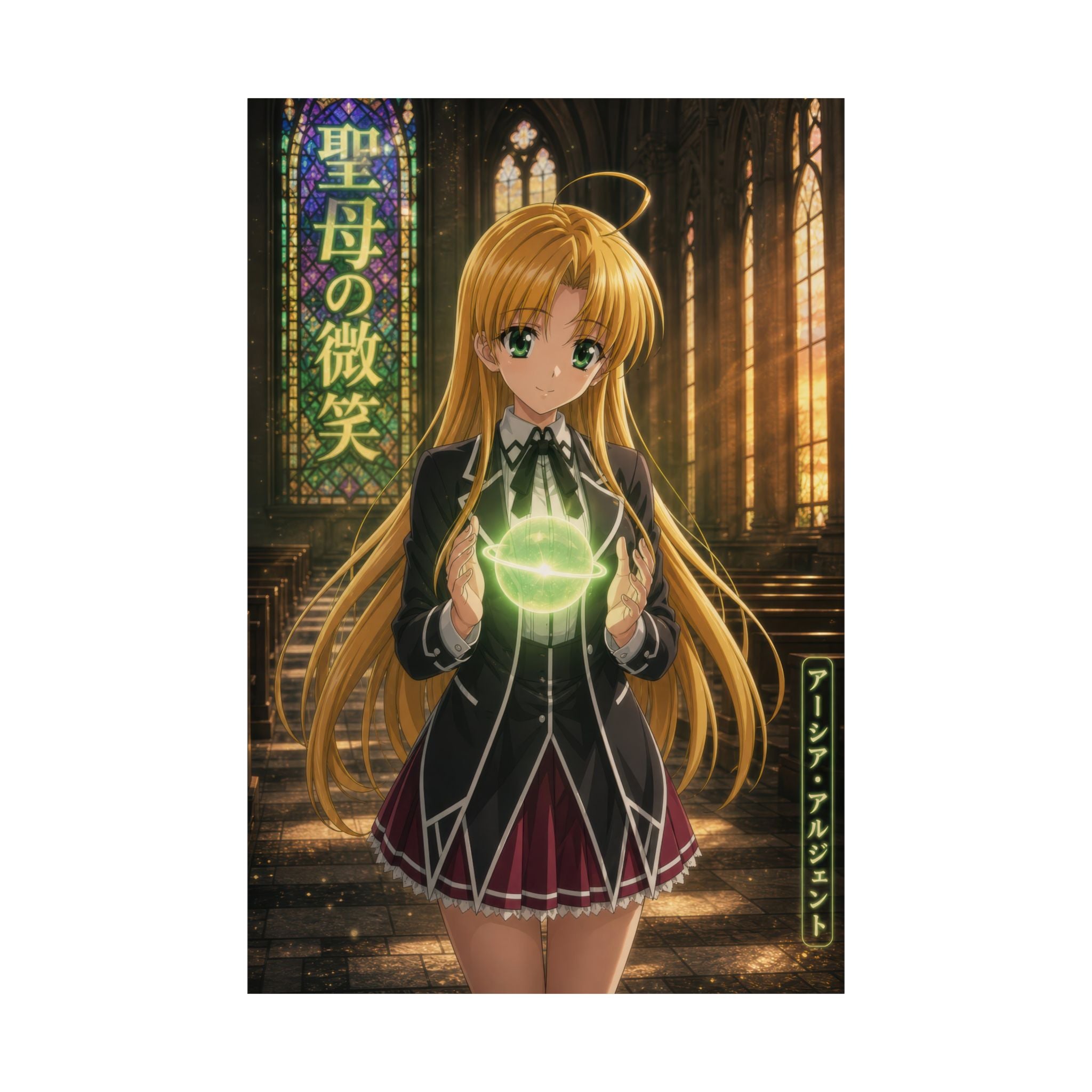 High School DxD P04 Asia Twilight Healing Anime Poster