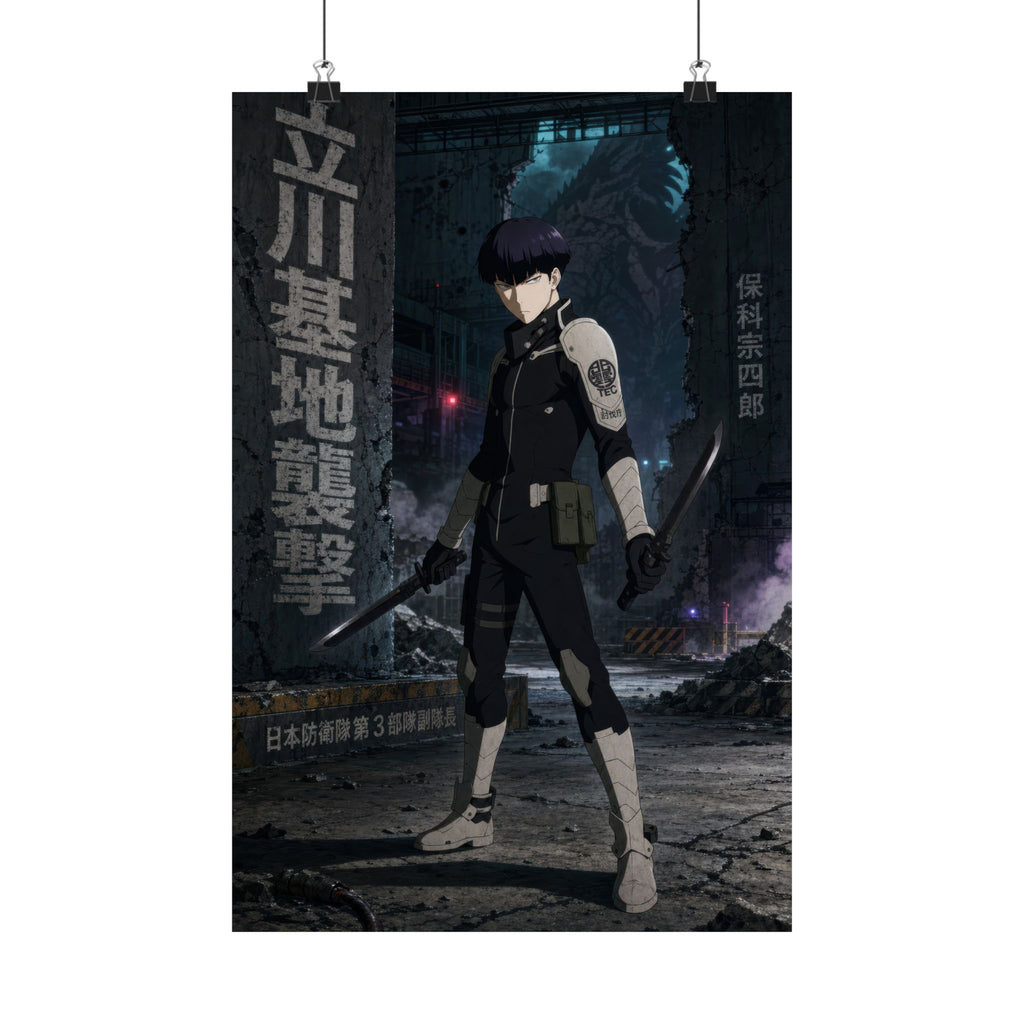 Kaiju No. 8 Kj8 P03 Hoshina Two Blade Guard Anime Native Type Anime Poster