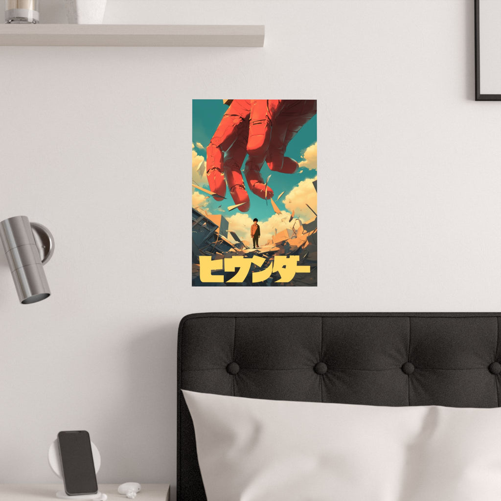 Mercy Jihi - Robot Hand Boy Anime Poster