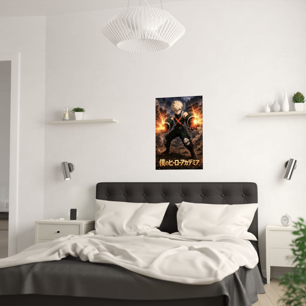 My Hero Academia G2 Bakugo Explosion Anime Poster