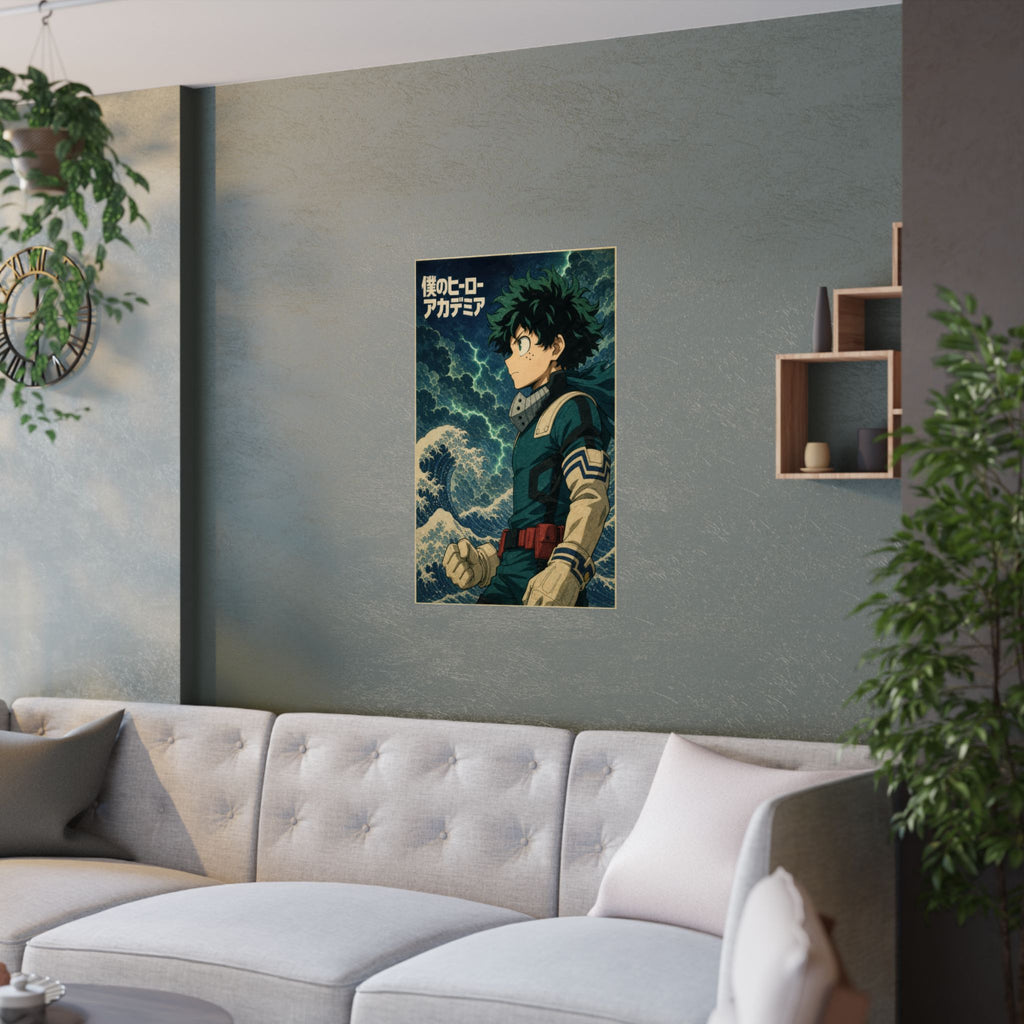 My Hero Academia G6 Deku Ukiyoe Anime Poster