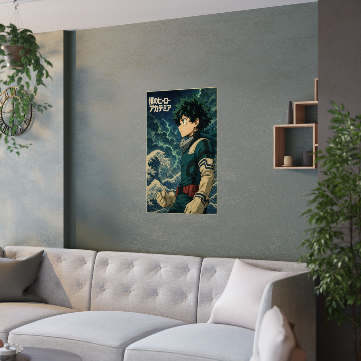 My Hero Academia G6 Deku Ukiyoe Anime Poster