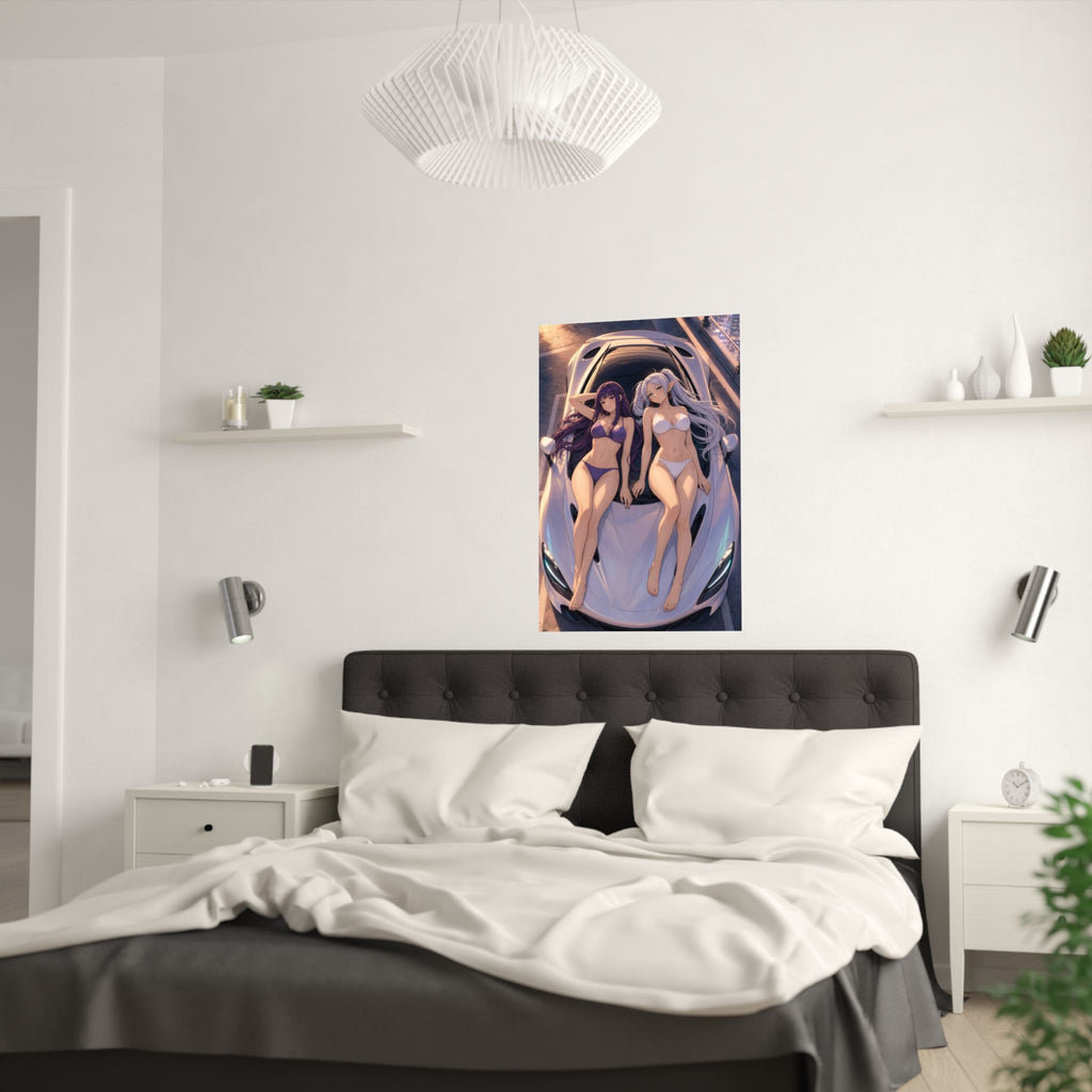 Frieren Fern Anime Poster Journey Beyond Adventure Art Print