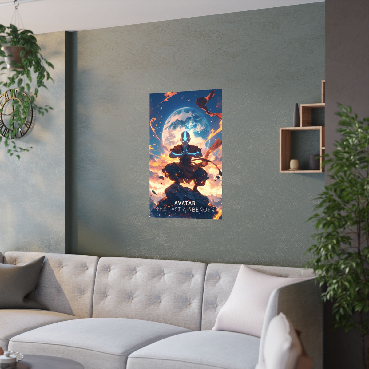 Avatar The Last Airbender Avatar Aang Anime Poster