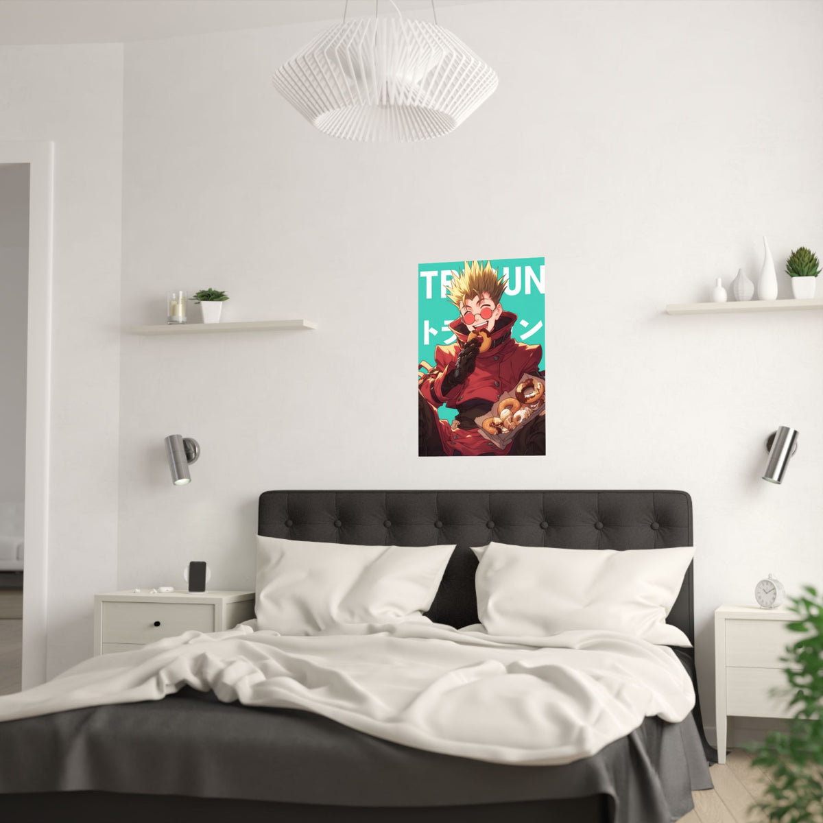 Vash The Stampede Trigun Donut Poster Anime Poster