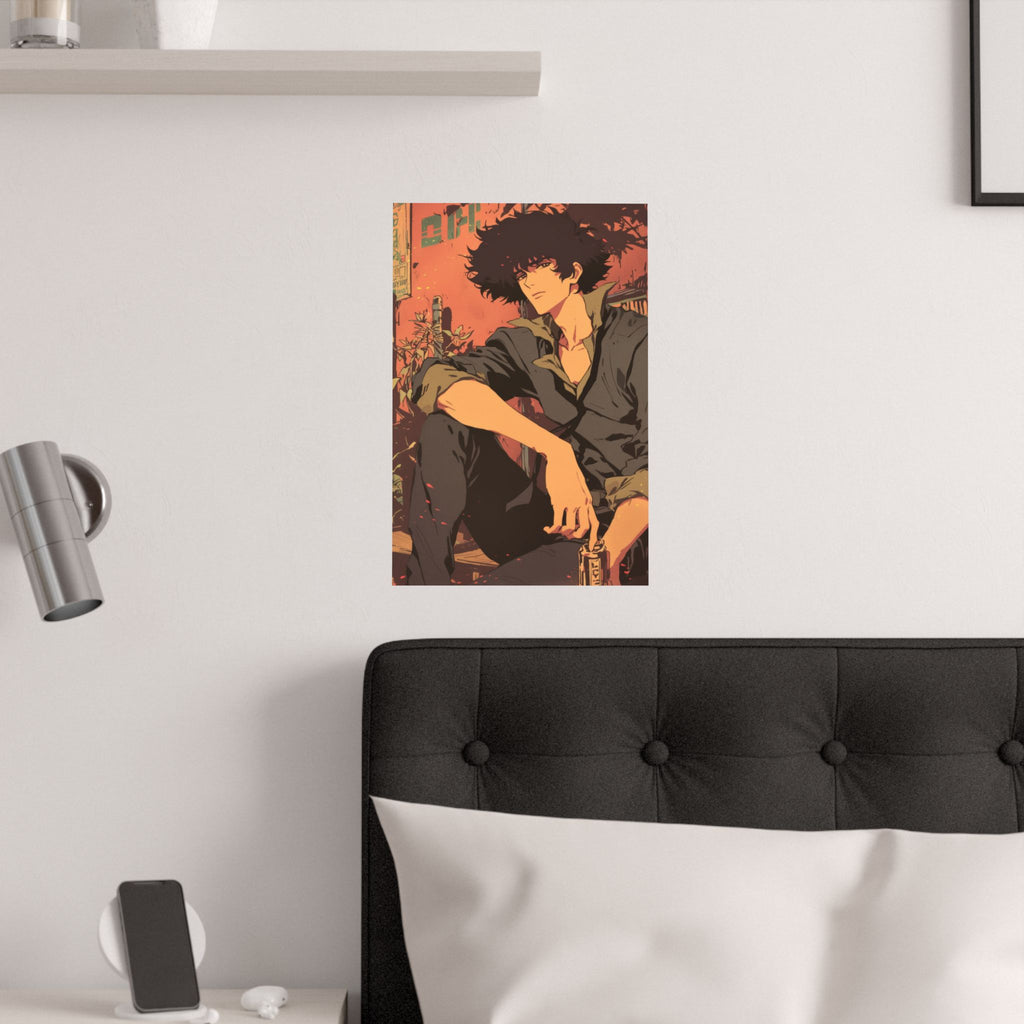 Cowboy Bebop Spike Siegel Anime Poster