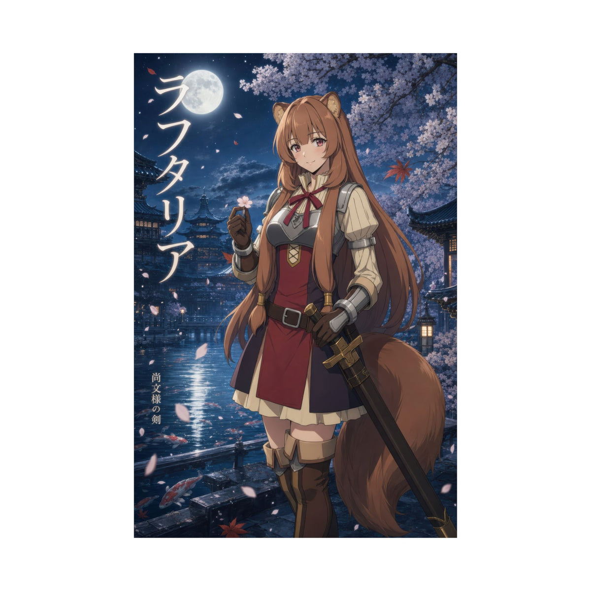 The Rising of the Shield Hero Raphtalia Moonlit Ancestor Heroine Portrait Anime
