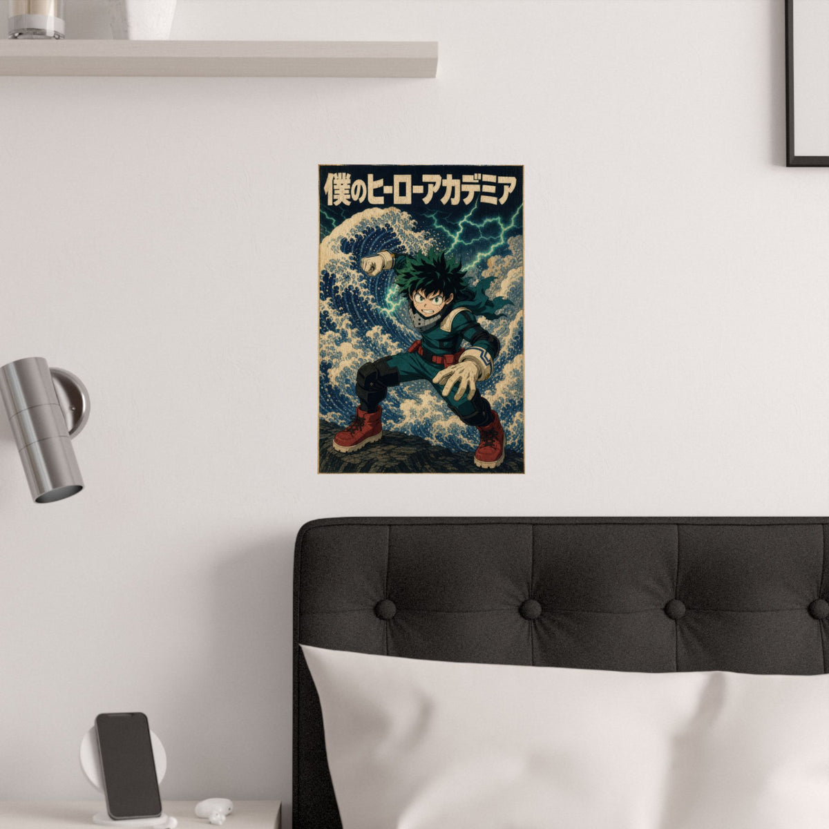 My Hero Academia G8 Deku Ukiyoe Smash Anime Poster
