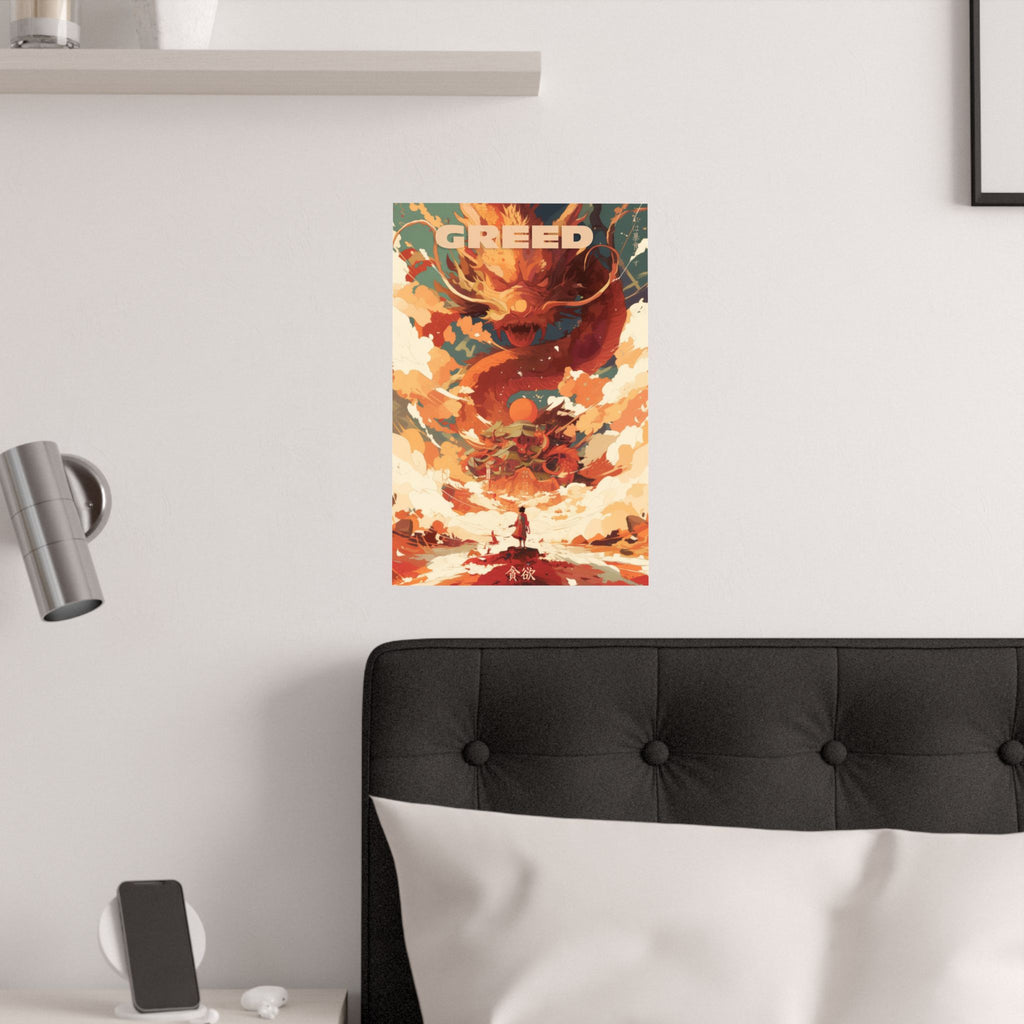 Greed - Woman vs Dragon Anime Poster