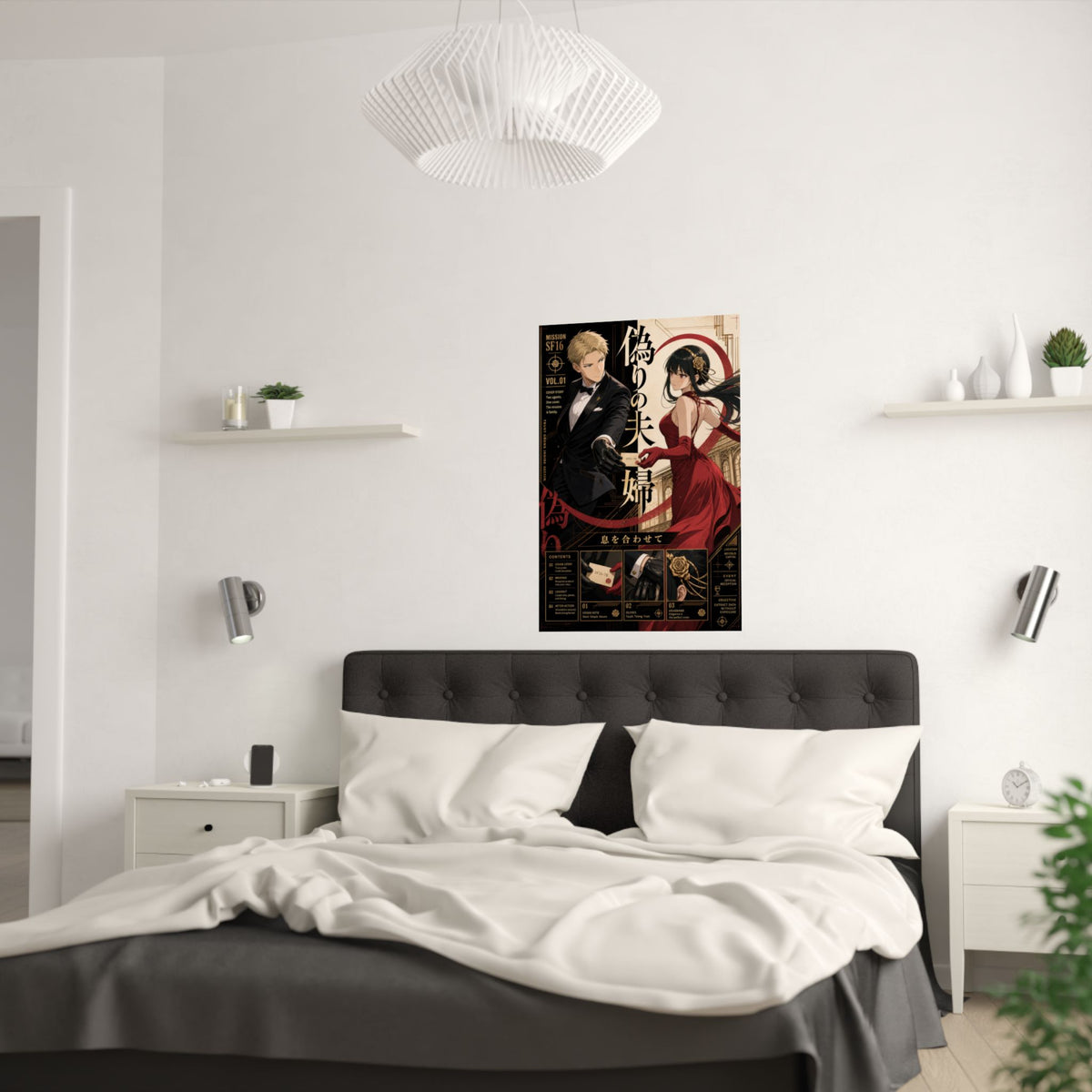 Loid Yor Spy x Family Anime Poster Fake Spouses Reception Wall Art