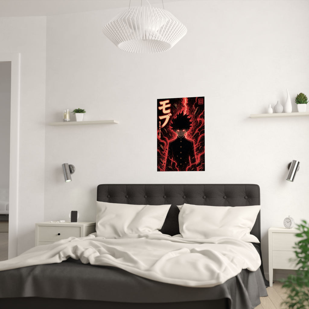 Mob Psycho 100 Mob01 100Percent Dark Pop Anime Poster