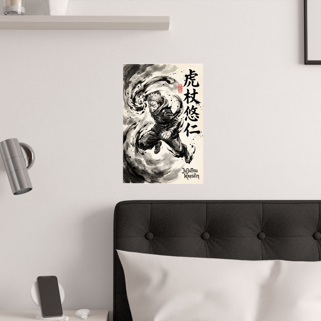 Jujutsu Kaisen Yuji V1 Anime Poster