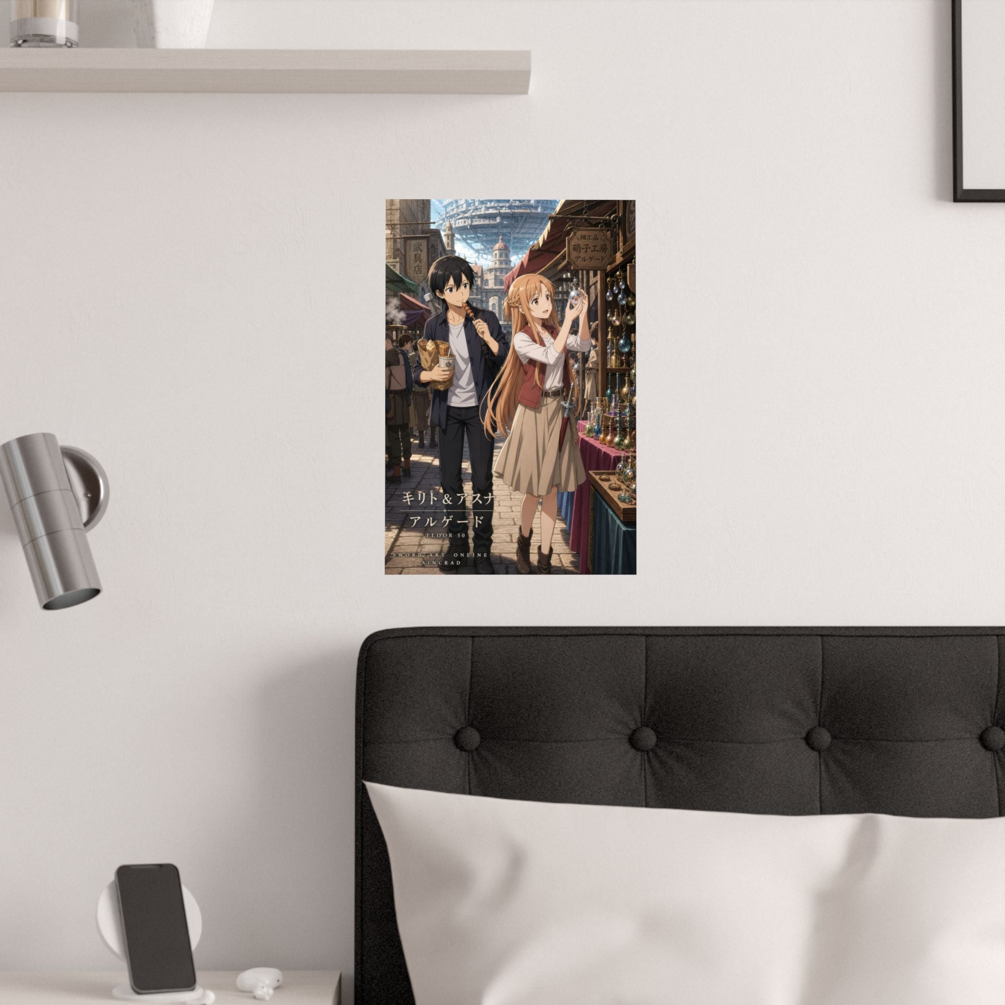 Sword Art Online Sao13 Kirito Asuna Algade Market Window Shopping Market Slice O