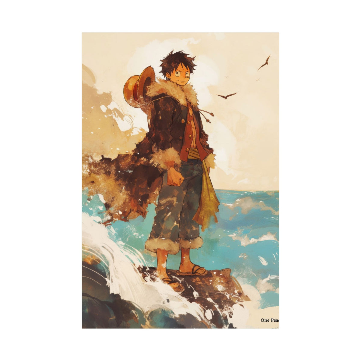 One Piece Luffy Anime Poster