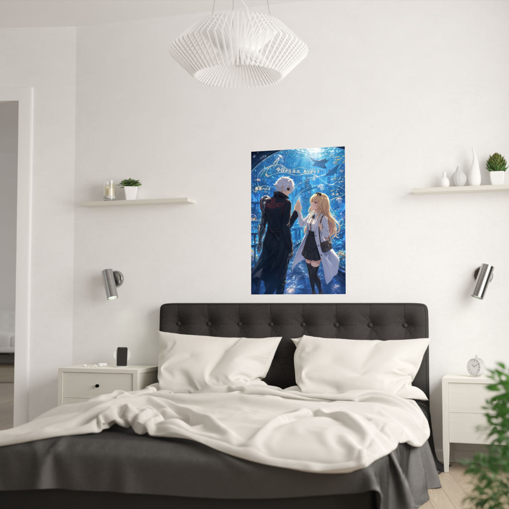 Arifureta Romance Plus Hajime Yue Aquarium Anime Poster