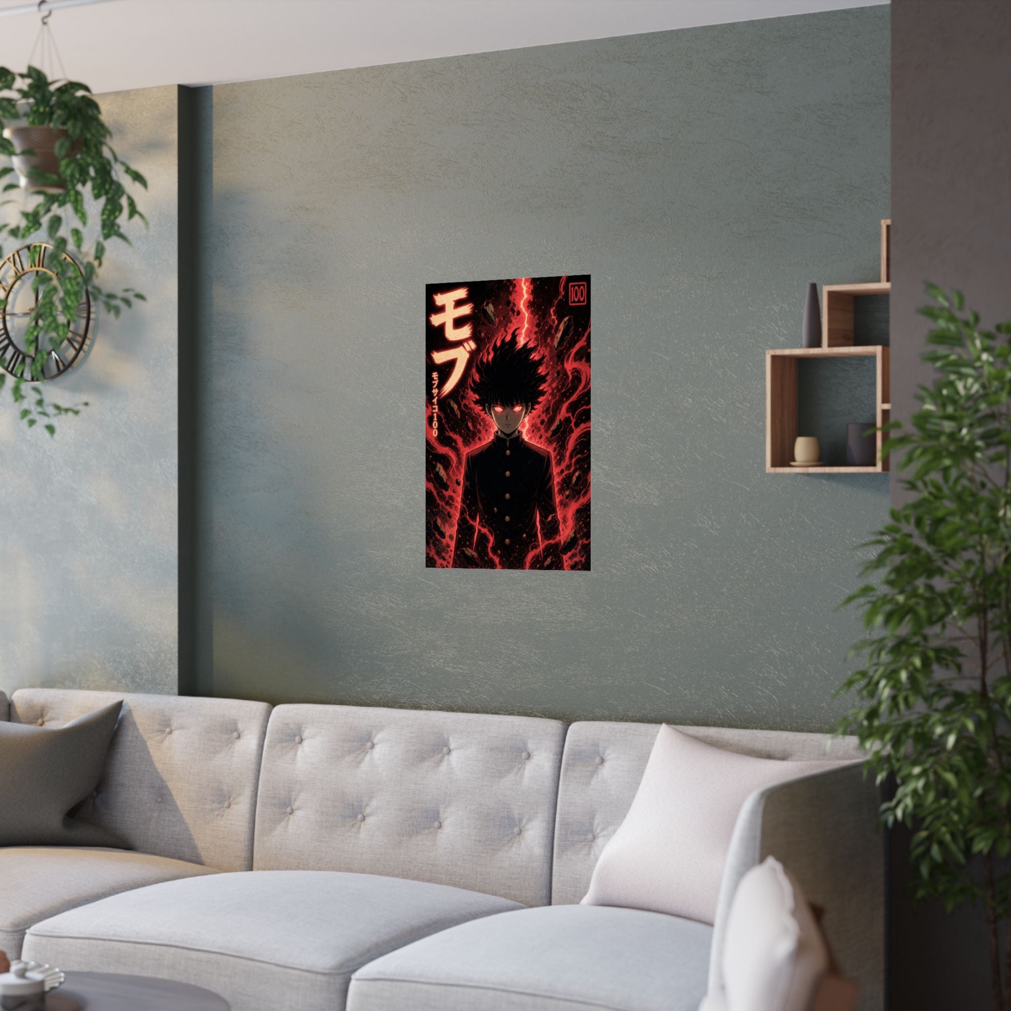 Mob Psycho 100 Mob01 100Percent Dark Pop Anime Poster
