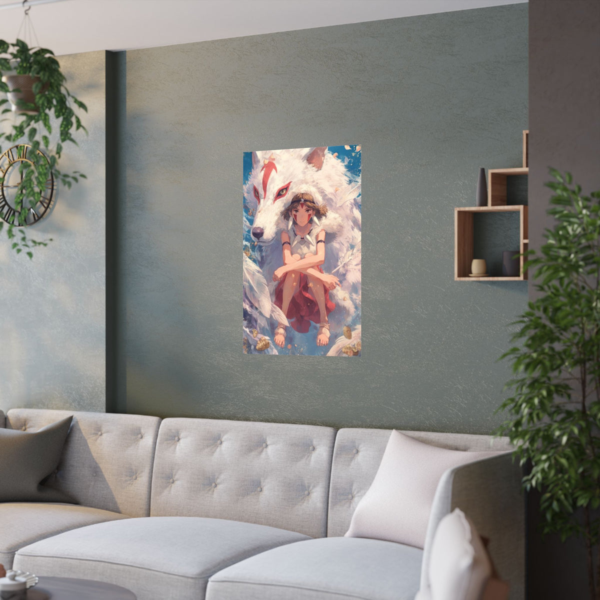 Princess Mononoke art Anime Poster