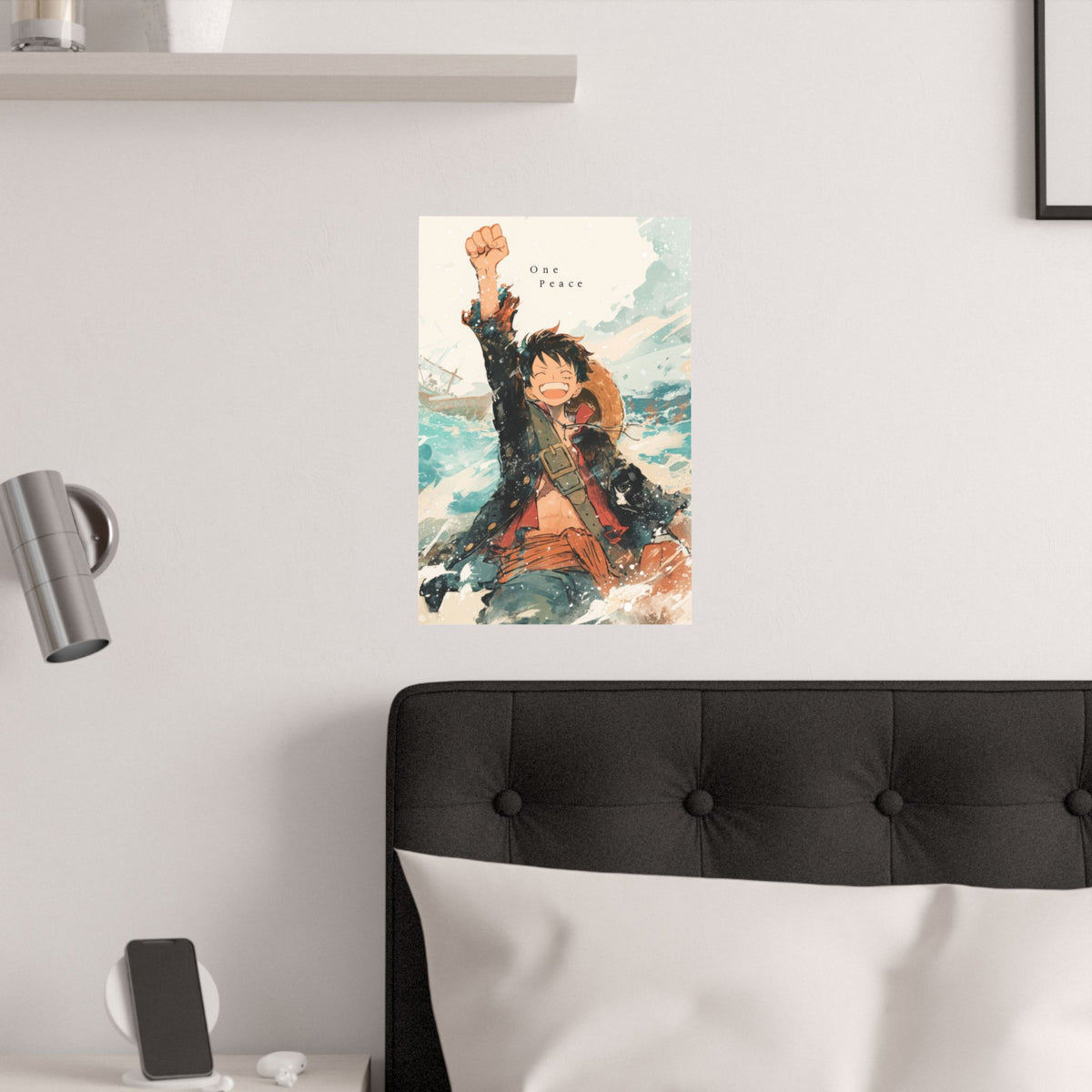 One Piece Luffy Water Anime Poster