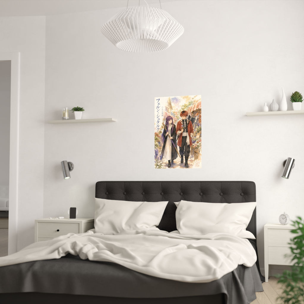 Frieren Fr19 Fern Stark Market Anime Poster