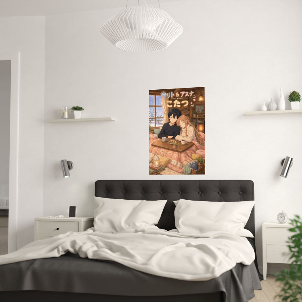 Sword Art Online Sao16 Cute Kotatsu Nap Kawaii Anime Poster