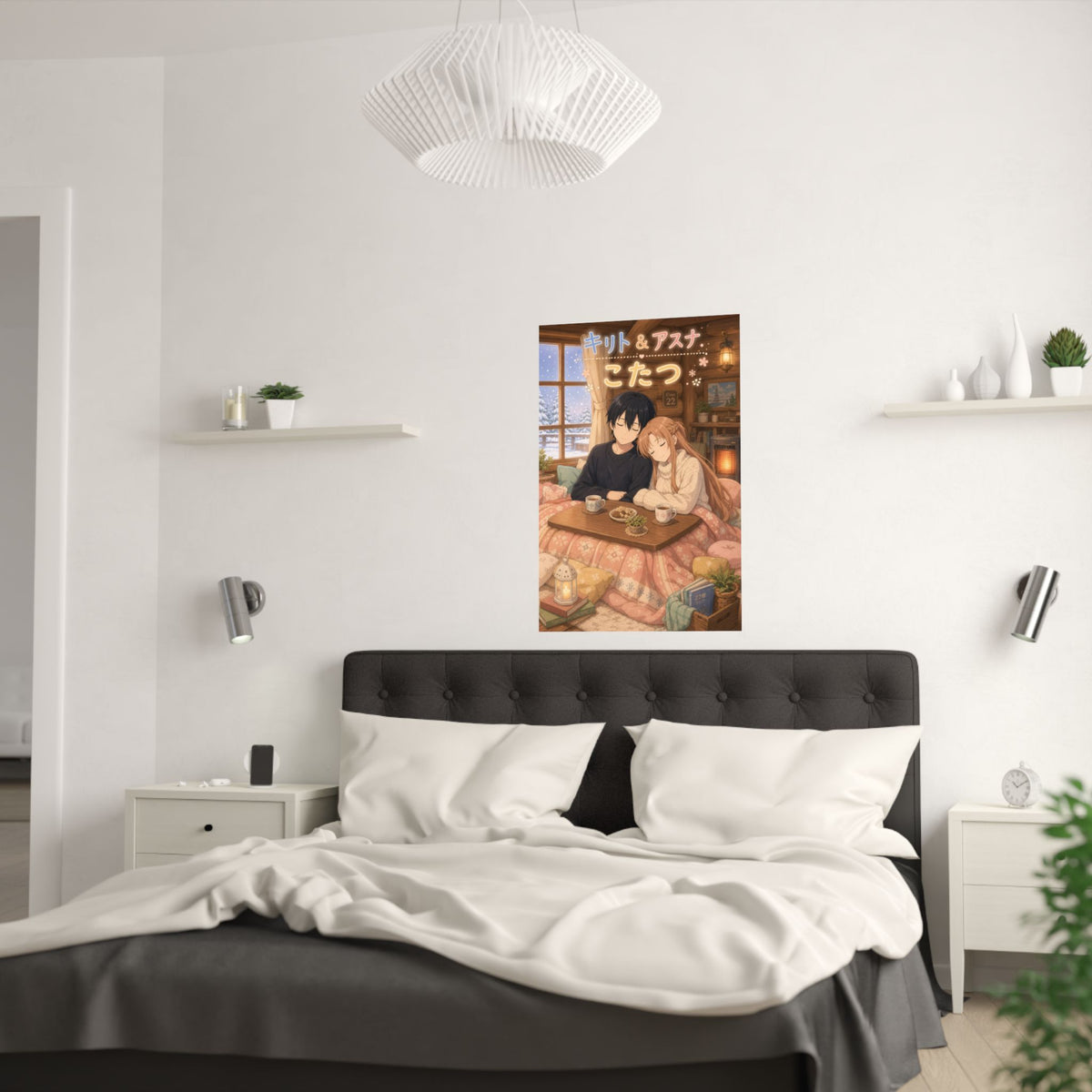 Sword Art Online Sao16 Cute Kotatsu Nap Kawaii Anime Poster