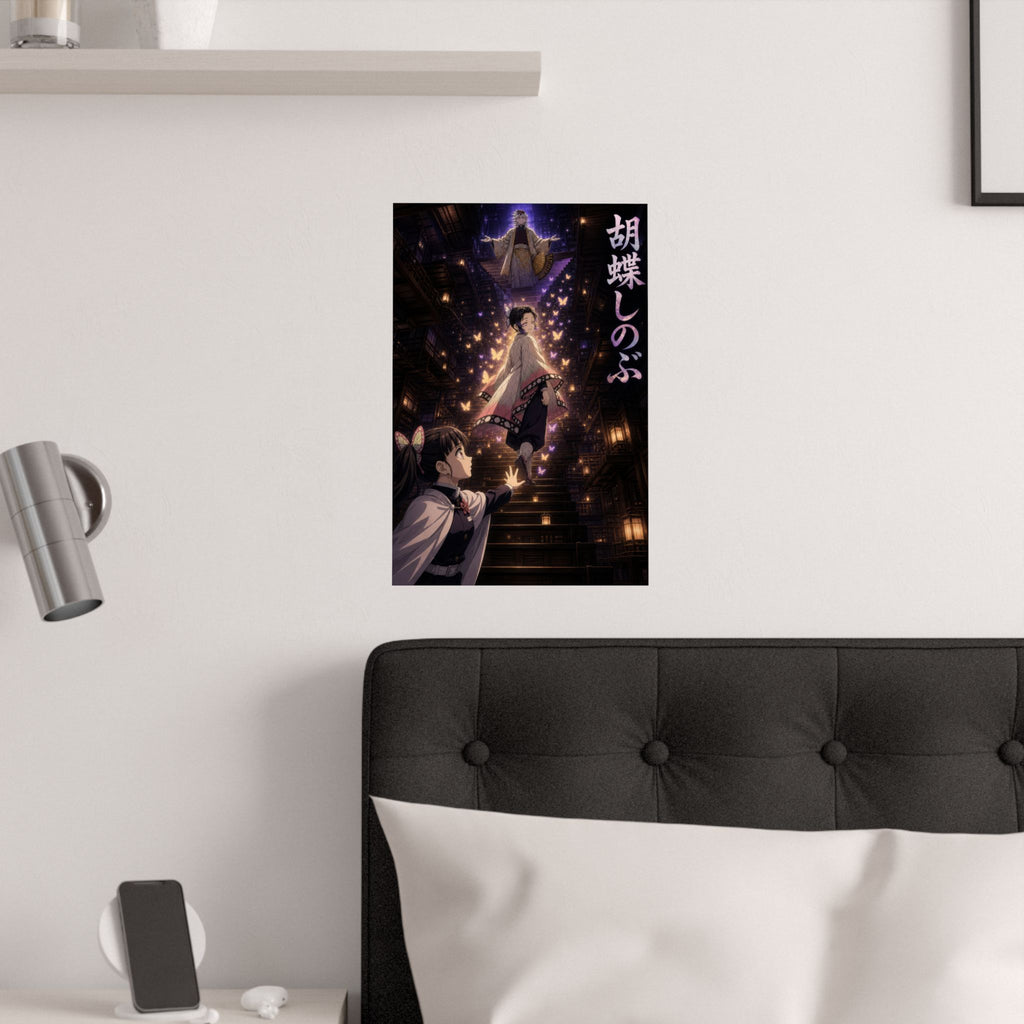 Demon Slayer Shinobu Farewell Butterfly Vertical Anime Poster