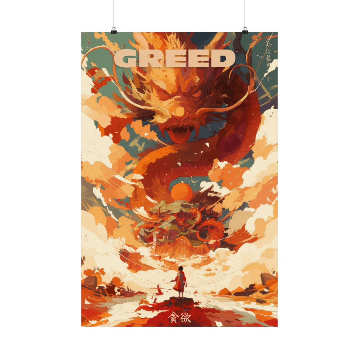 Greed - Woman vs Dragon Anime Poster