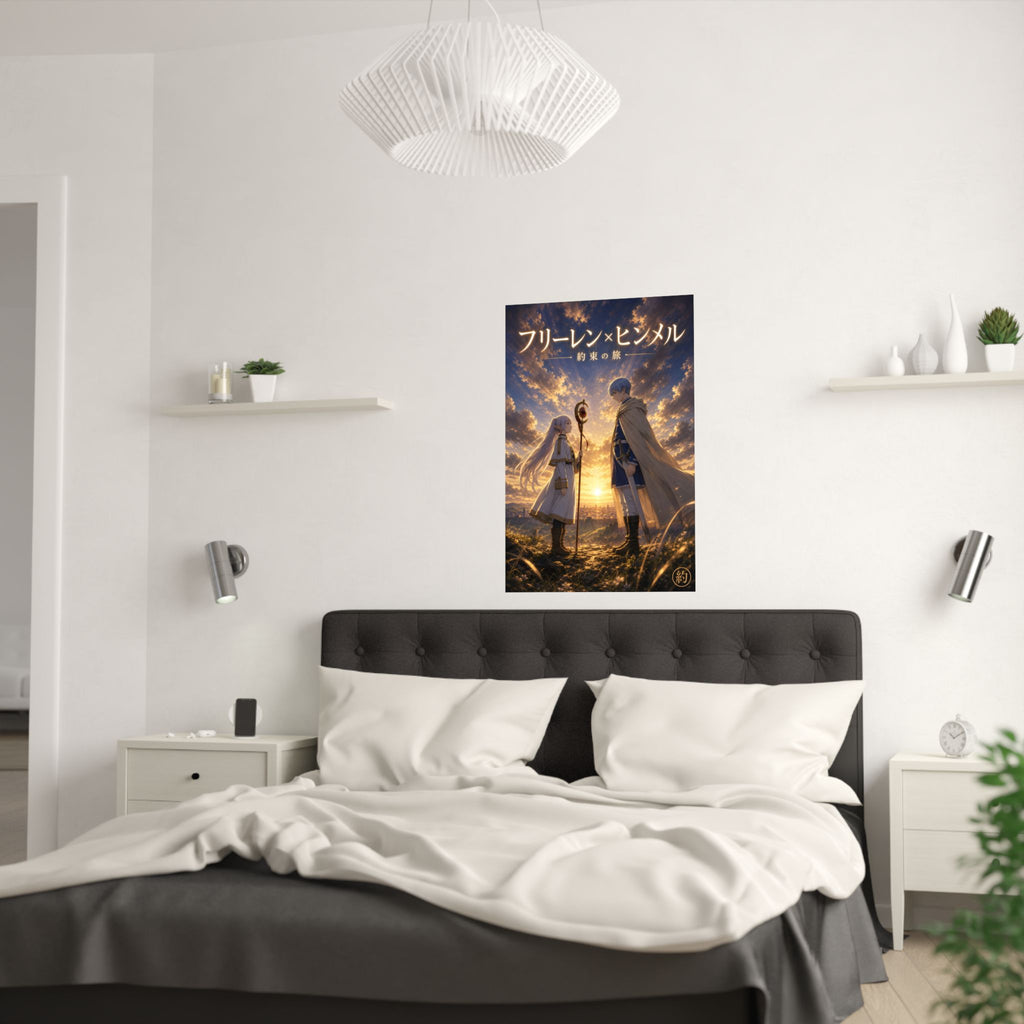 Frieren Fr21 Himmel Cinematic Anime Poster
